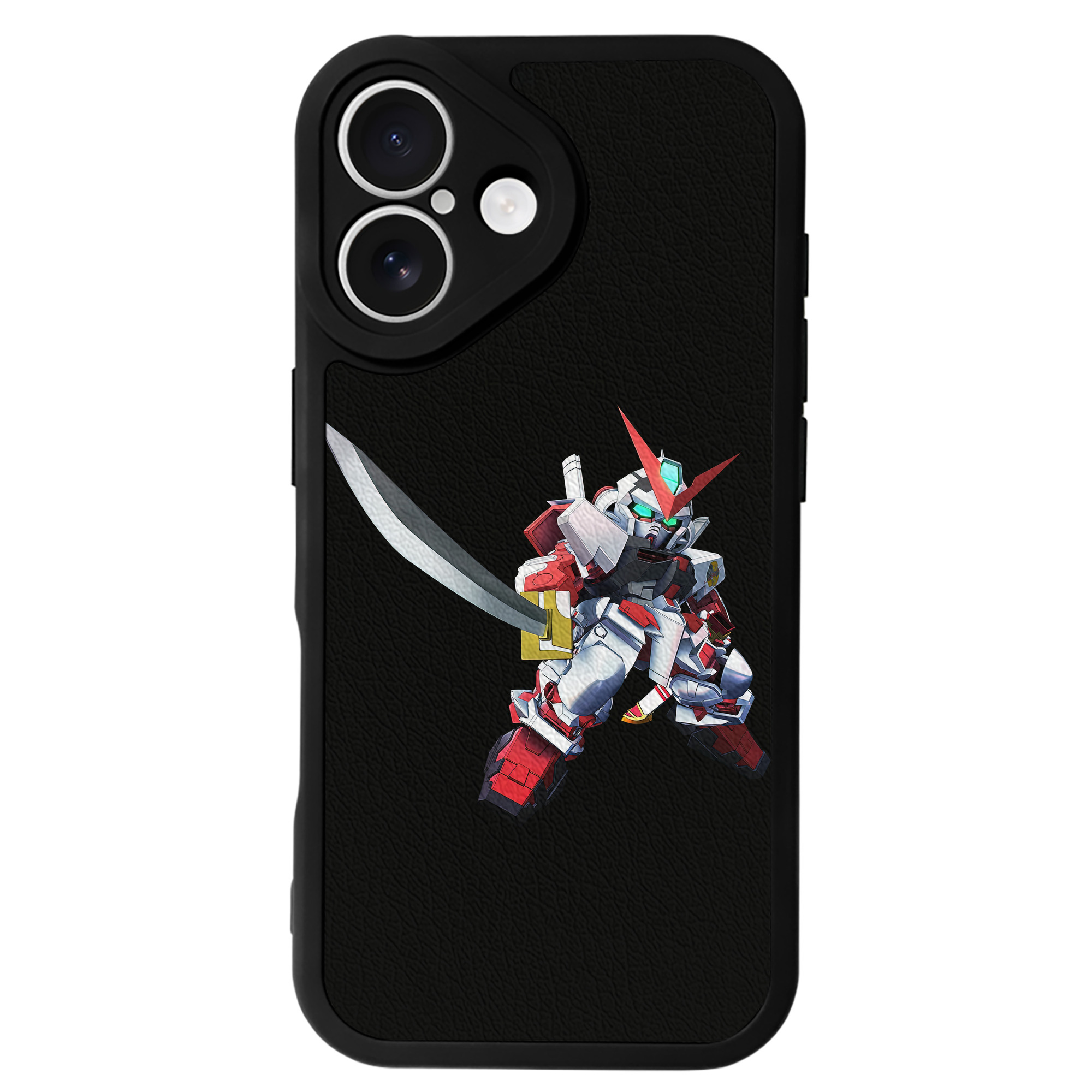 （画像用） 機動戦士ガンダム Mobile Suit Gundam 【iPhone 16シリーズ対応】シリコンスマホケース（レザー調） 材質：シリコン